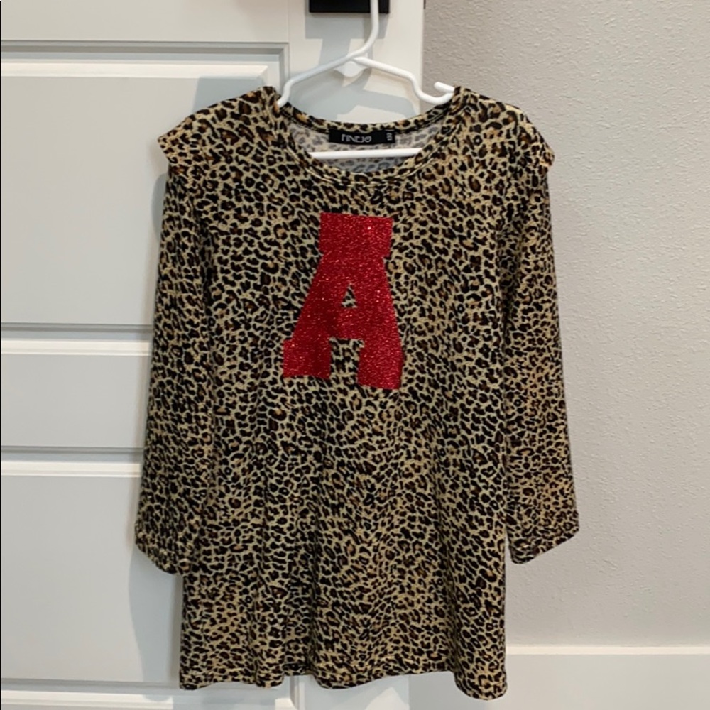 Girls Cheetah A dress